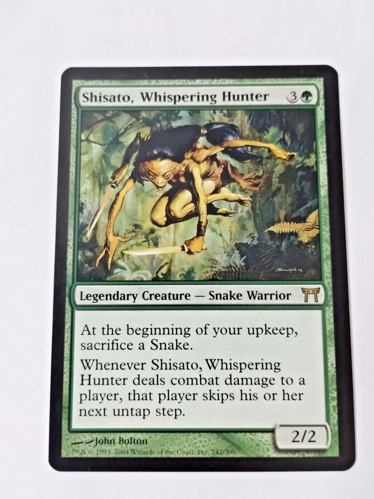 MTG Shisato, Whispering Hunter Champions of Kamigawa 242/306