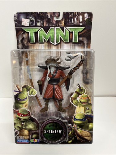 2007 TMNT Splinter Teenage Mutant Ninja Turtles CGI Movie Carded TMNT