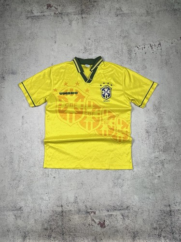 1990s Vintage UMBRO×Brazil Game Shirt VINTAGE UMBRO BRAZIL CBF 1991-1993 HOME SHIRT JERSEY TRIKOT