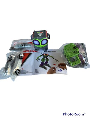 Micronoid Green Switch Programmable Robot STEM Building Kit By Meccano 16405