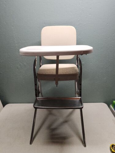 White With Metal Tray Chrome Foot Rest