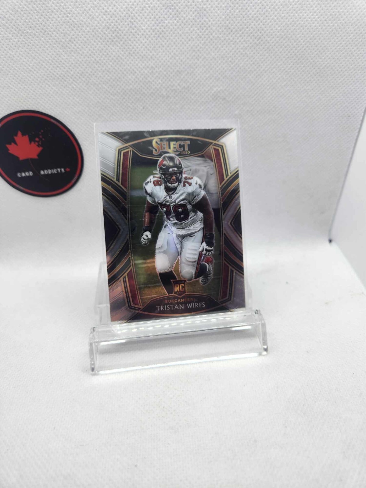 2020 Panini Select Football Tristan Wirfs Club Level Rookie Card #290 Buccaneers