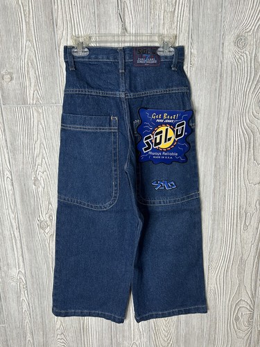 New!! Vintage 90s Solo Semore Jr Jeans Sz 7/8 USA Made Baggy New!! Vintage 90s Solo Semore Jr Jeans Sz 7/8 USA Made Baggy