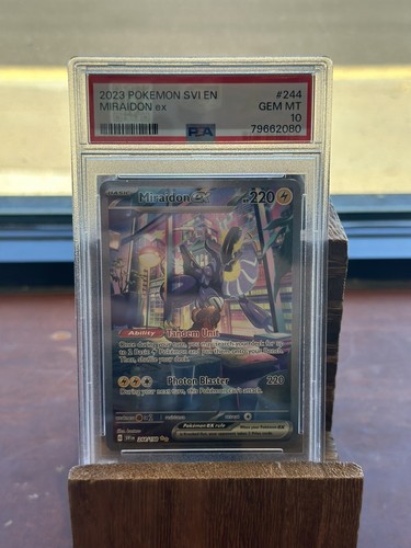 スペシャルグラフィックドミニオン PSA 10 Pokémon Miraidon ex Special Illustration Rare Scarlet