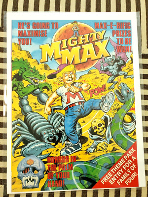 Mighty Max Promo Comic 1st Appearance Mighty Max Fleetway UK 1993