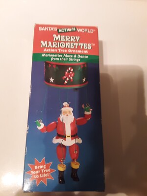 2002 Kurt Adler Santas Action World Merry Marionette Nutcracker Ornament