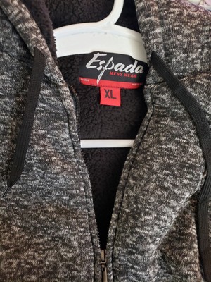 Men espada menswear XL sherpa hooded jacket