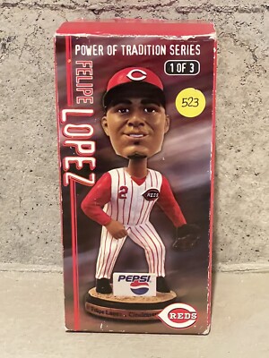 Felipe Lopez 2016 Cincinnati Reds Bobblehead SGA NIB