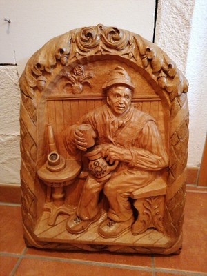 Holzbild Geschnitzt gebraucht kaufen! 4 St. bis -75% günstiger