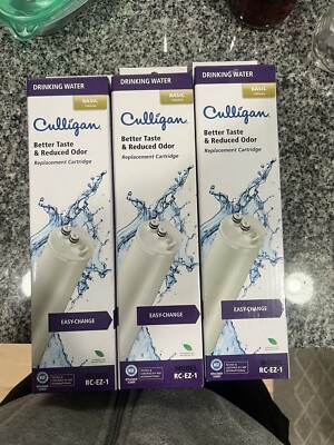 Lot Of 3 Culligan RC-EZ-1 Basic Filtration Replacement Cartridge, Free Shipping