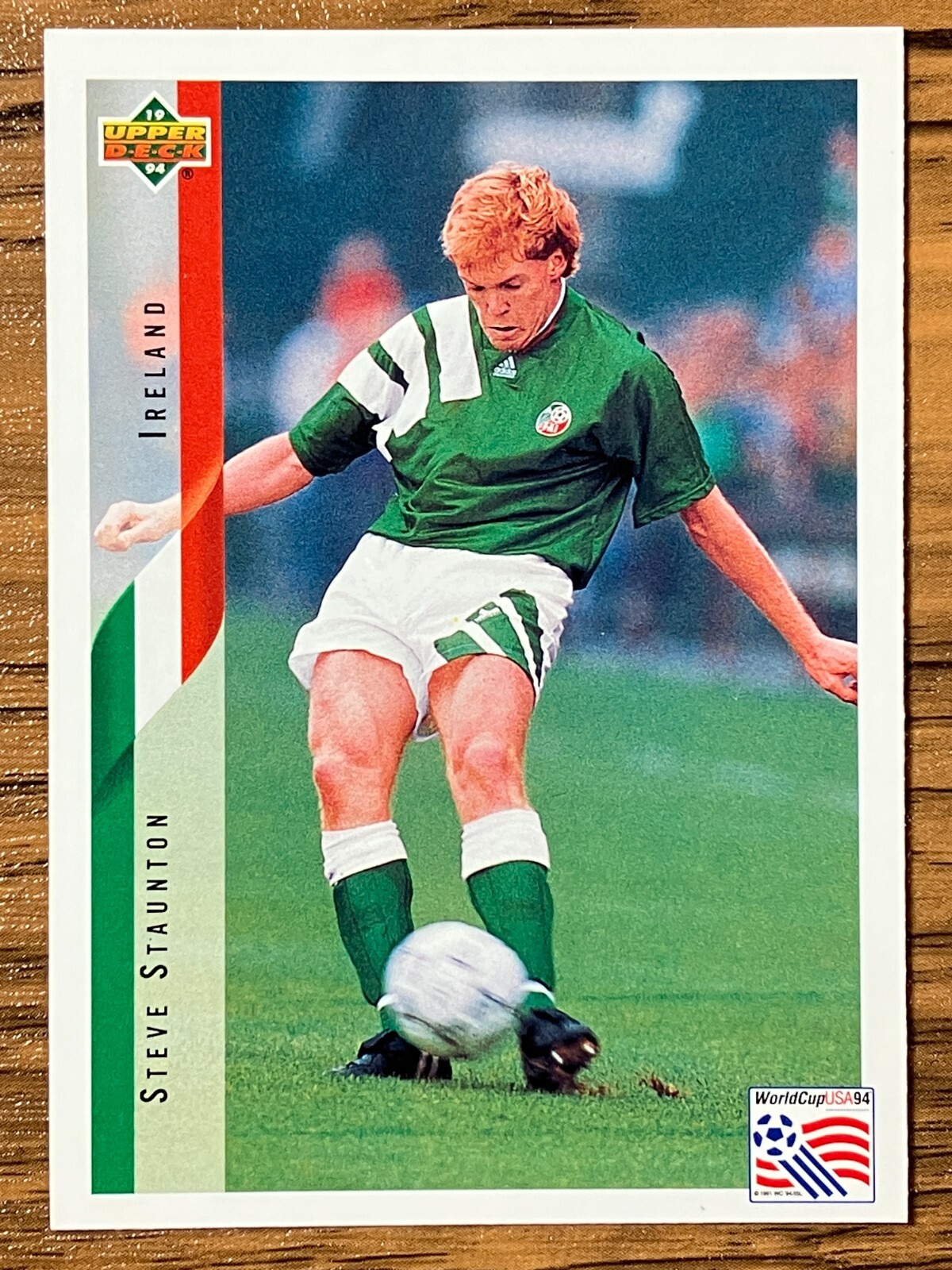 Upper Deck 1994 World Cup Ireland Soccer Card #208 Steve
