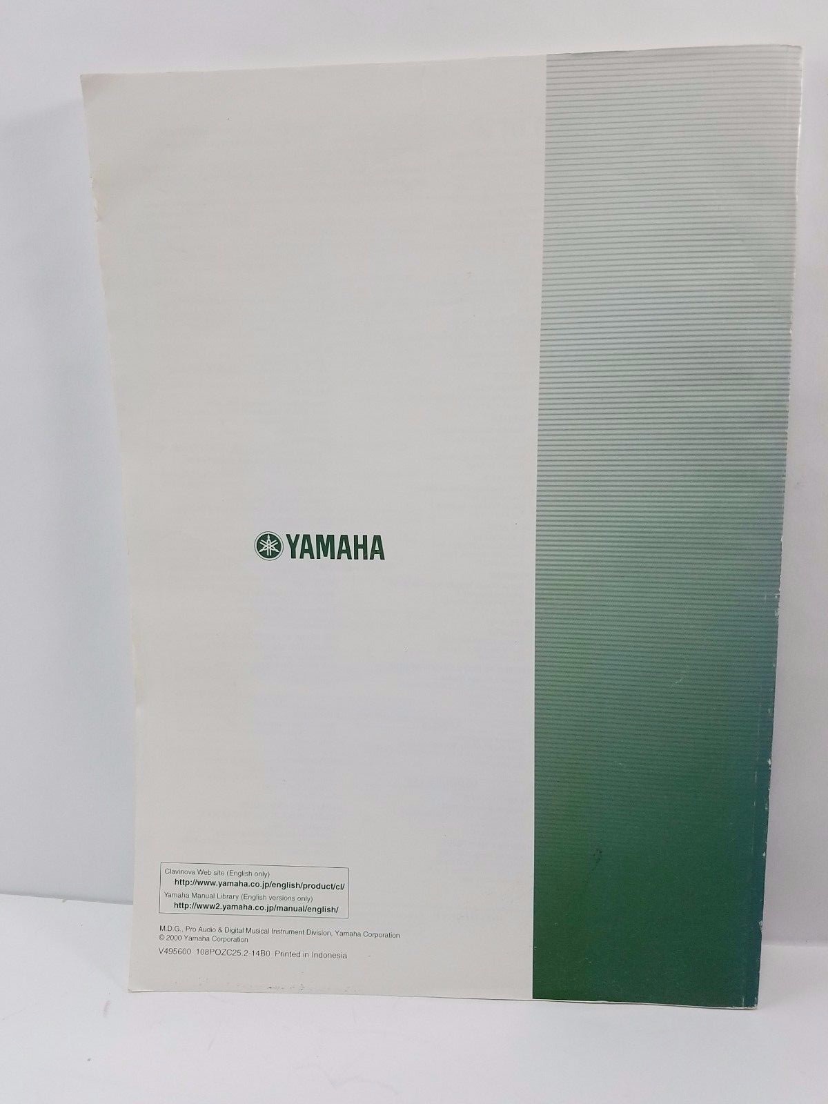 Yamaha CLAVINOVA Owner's Manual  CLP 950 950M 950C 930 4 Languages