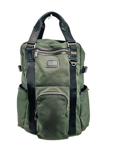 TUMI 22380SPH Alpha BRAVO Lejeune 2-Way Backpack Tote Green Ballistic Nylon