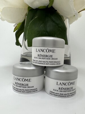 3X Lancome Renergie H.P.N. HPN 300-Peptide Cream 0.16oz 5ml/each