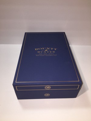 Bounty Hunter Blue Matte EMPTY Display Case Storage Gift BOX ONLY Horse Logo Equ
