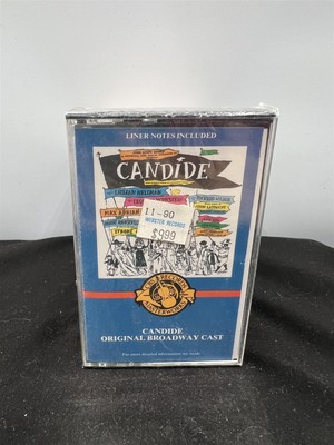 CANDIDE ORIGINAL BROADWAY CAST CASSETTE TAPE