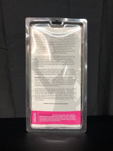 Damsel In Defense Hot Lil' Hands Pepper Spray & Glove- Black