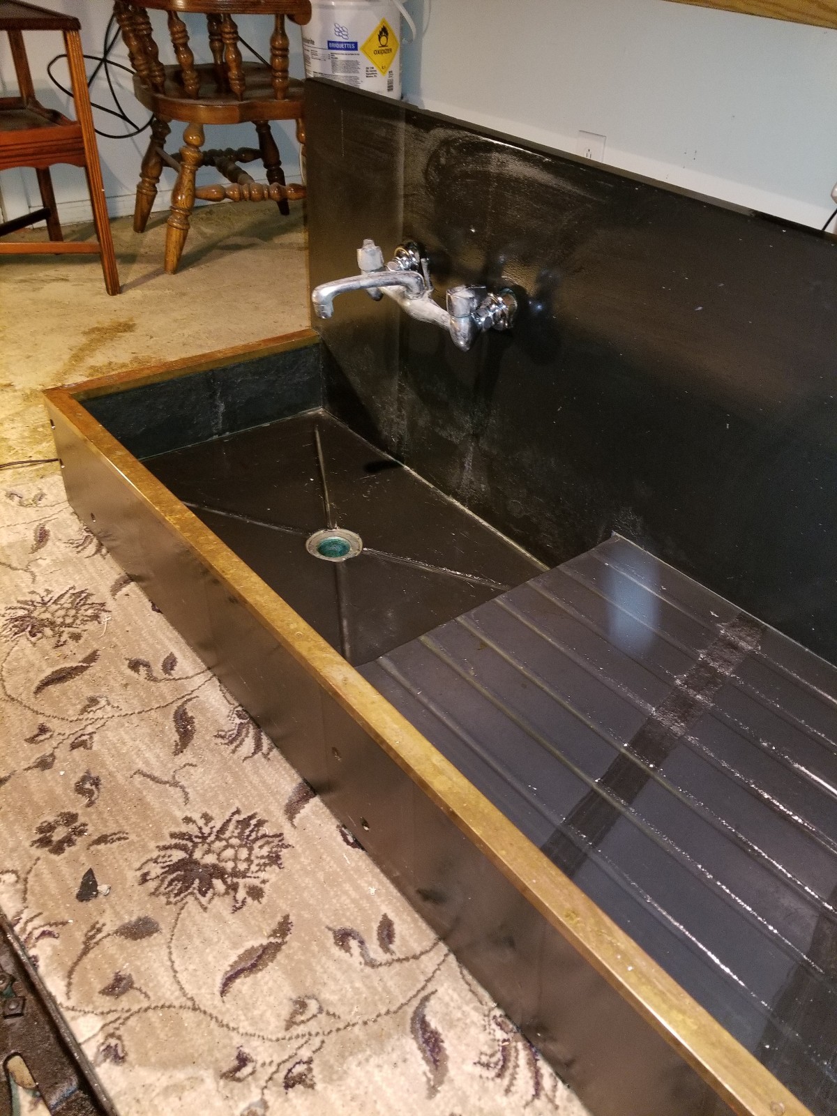 ANTIQUE SOAPSTONE SINK CIRCA EARLY 1930'S