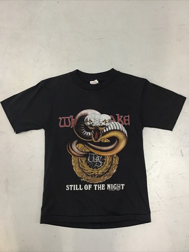 Vintage White Snake 1988 Still Of The Night Single Stitch T