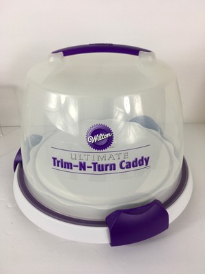 Wilton Ultimate Trim - N - Turn Caddy Cake Carrier Decoration Rotating Base EUC ()