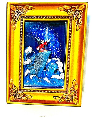 2007 Disney Olszewski Gallery of Light Sorcerer Mickey Magic in the Stars NIB