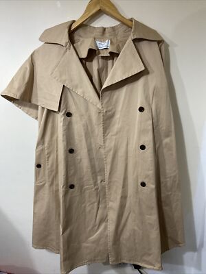 La Redoute X Flore Girard De Langlade Beige Cape Coat UK10 EU42 
