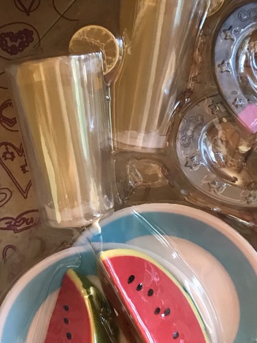 Our Generation RETRO Garden Party Playset BBQ Grill Pink Flamingo Horseshoe Game