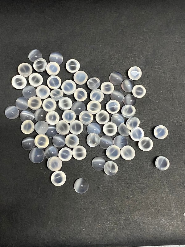 Blanc Pierre De Lune Rond Cabochons Ample PrÃ©Cieuse 5x5 Mm Ã 9x9 Naturel Dg