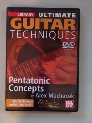 Lick Library Ultimate Guitar Techniques - Pentatonic Concepts by Alex Machacek