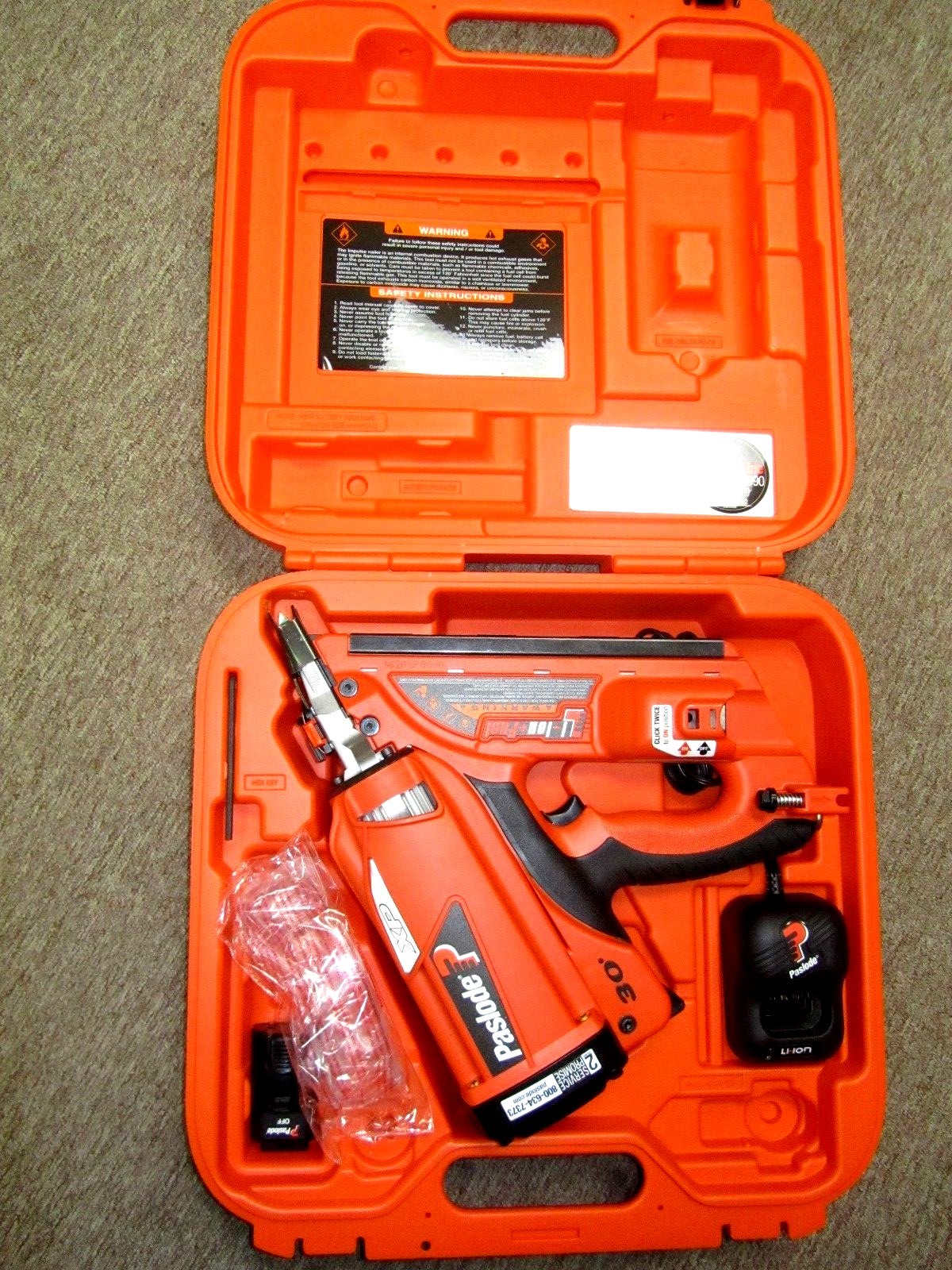 Paslode Cordless CF325XP Framing Nailer Kit w/Hard Case - NEW