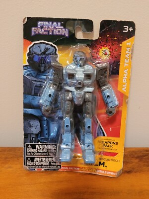 NEW Final Faction Alpha Team 1 A.C.R.M. Series 1 Action Figures Toy~Box has wear