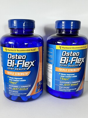 2-Bottles Osteo Bi-Flex Triple Strength Joint Health Glucosamine MSM 200 tablets