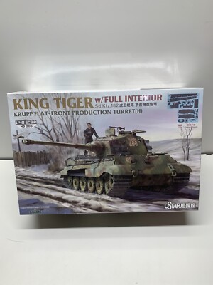 1/48 UStar 005 King Tiger Krupp Flat Front Production Turret Full Interior Model