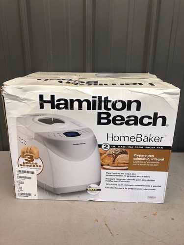Hamilton Beach Bread Machine Maker Automatic Breadmaker Home Kitchen Bakery 2lb