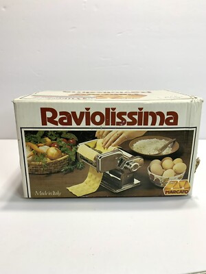 Marcato Raviolissima Ravioli Machine Made In Italy Pasta Machine Attachment