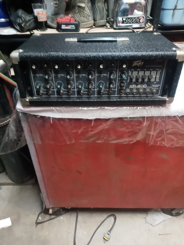 Vintage Peavey Xr-400 Mixer Amp. 4 Channel 200h Power Module