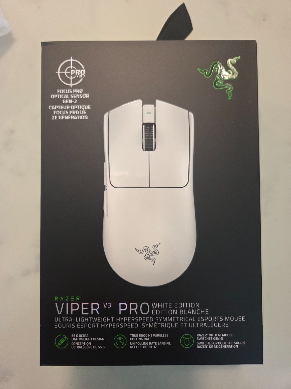 【Razer】　VIPER V3 Pro White Edition Buy Razer Viper V3 Pro - White | Gaming Mice | Razer.com