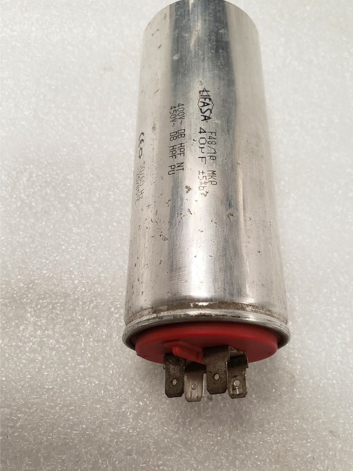 CAPACITOR 40MF 450V for Continental Girbau P/N: 134908 [USED