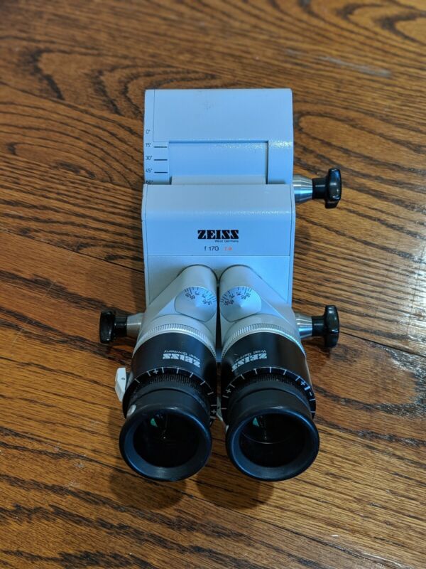 Carl Zeiss f170 T* 0-60 deg inclinable binocular w/10x/22B  for OPMI Microscope