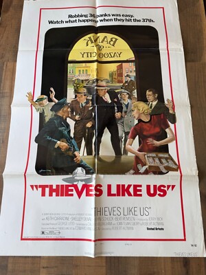 Keith Carradine, Shelly Duval - THIEVES LIKE US - 1 Sheet