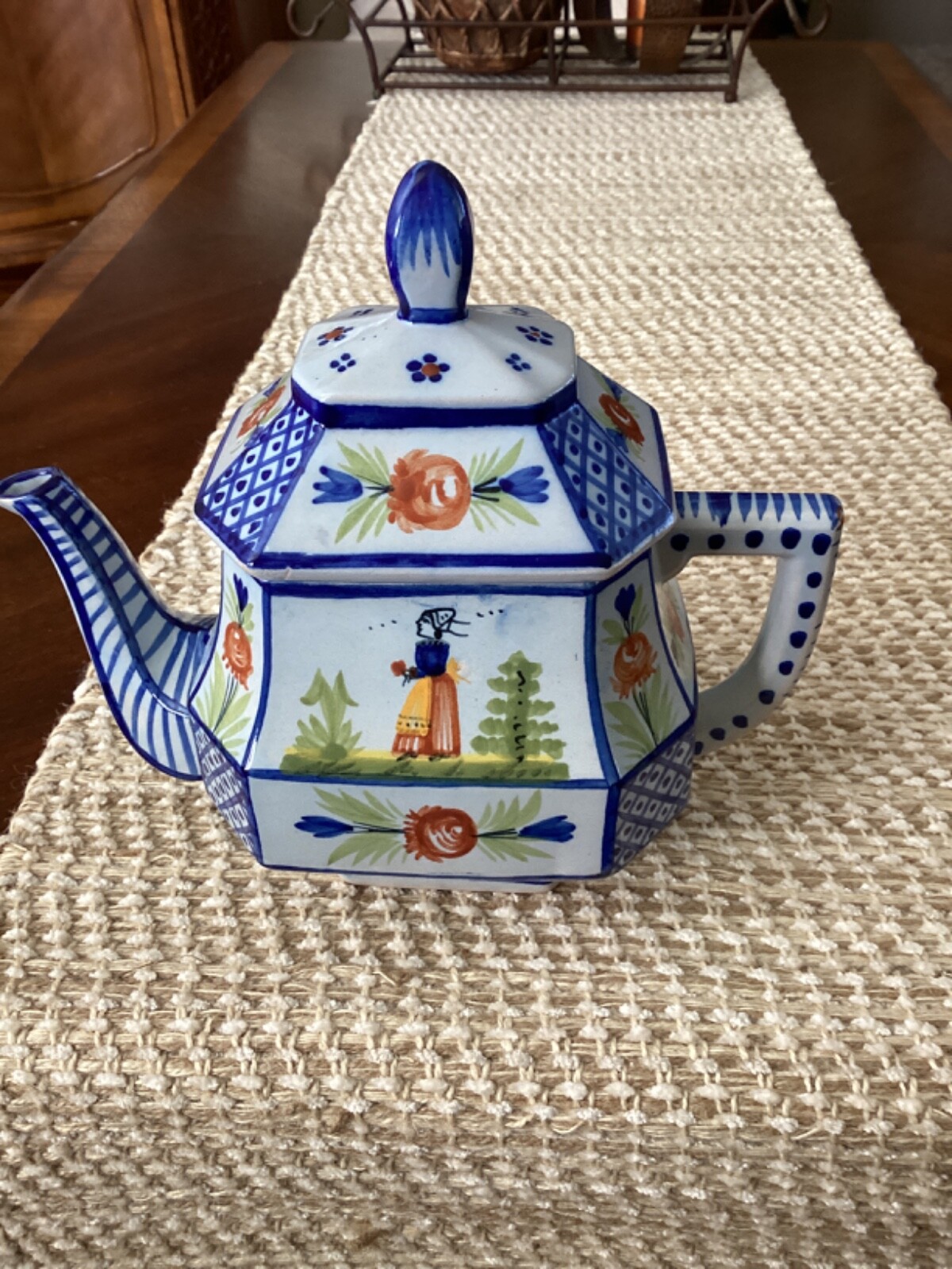 ティーポット antique france teapot Bretagne ティーポット antique france teapot Bretagne