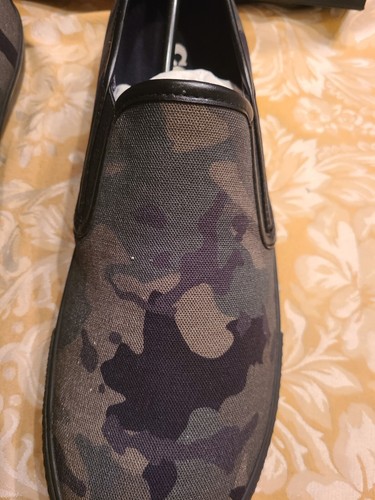 Pre-owned Coach Men's Low Top Sneaker Signature Canvas 11 D Camo Limited Edition In Multicolor