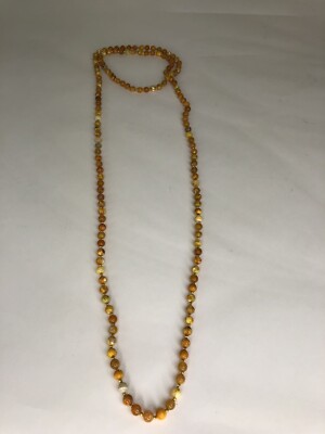 Iris & Lily London Gold Agate 60'' Double Strand Necklace - New
