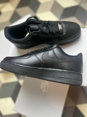 Multiple Sizes - Nike Air Force 1 '07 Low Triple Black | 24HR SHIP | SAME DAY