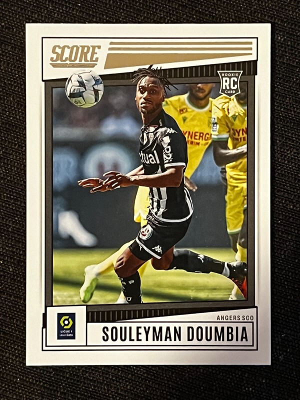 Card Panini Score Ligue 1 2022/23 Souleyman Doumbia Angers # 20 New Rookie
