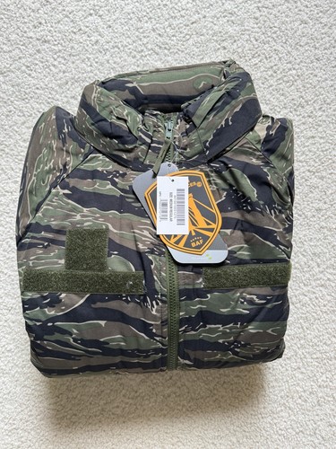 Pre-owned Us Army Cold Weather Parka Primaloft Jacket Ecwcs Tiger Stripe Level 7 All Sizes In Brown