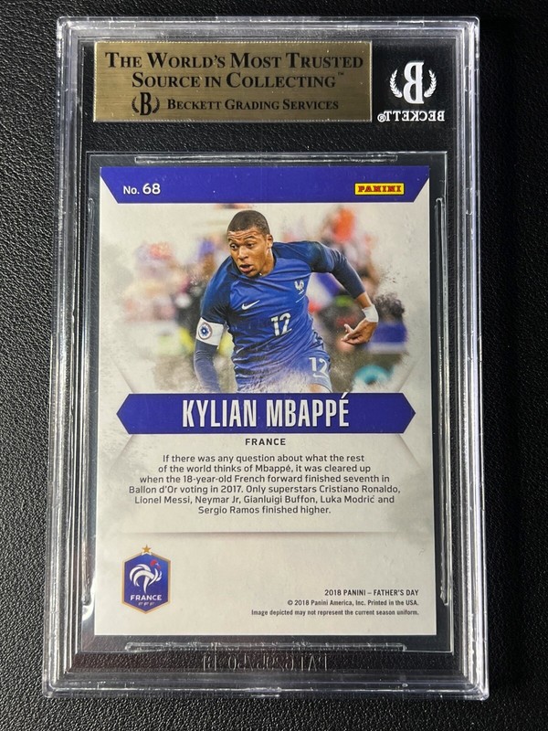 PSA9 RC mbappe panini 2018 W杯 2018 Panini Prizm World Cup