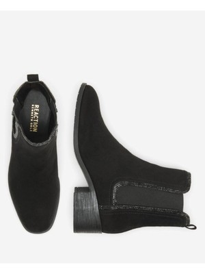 

REACTION KENNETH COLE Женские черные ботильоны с боковыми вставками на блочном каблуке, Черный, RLF8030E4