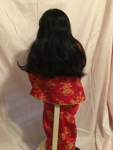 1991 Mystic Rose Porcelain Cloth doll 30 Inc