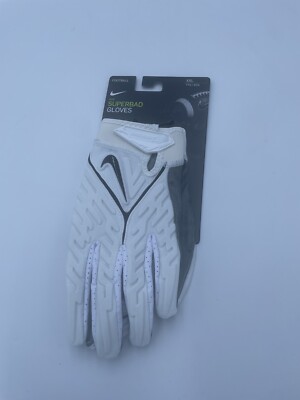 Nike Superbad Football Gloves White Green Black Unisex Size XXL DM0104-184